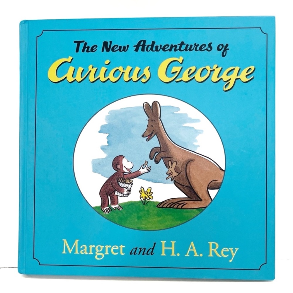 The New Adventures of Curious George Large Hardcover Story Picture Book Monkey